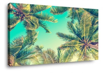 Canvas schilderij palmbomen 120 x 80 cm 5028