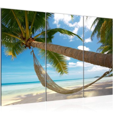 Canvas schilderij palmboom 2 130 x 80 cm 603631