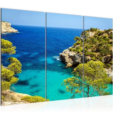 Canvas schilderij paradijs 2 130 x 80 cm 610131