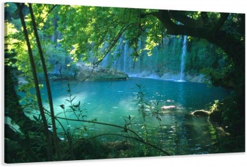 Canvas schilderij paradijs 80 x 60 cm 4164