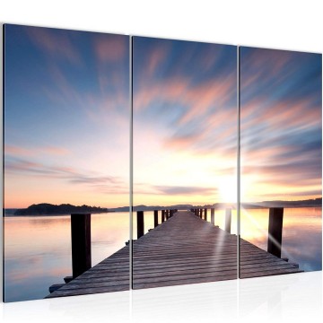 Canvas schilderij pier 1 130 x 80 cm 606931