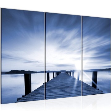 Canvas schilderij pier 2 130 x 80 cm 606931