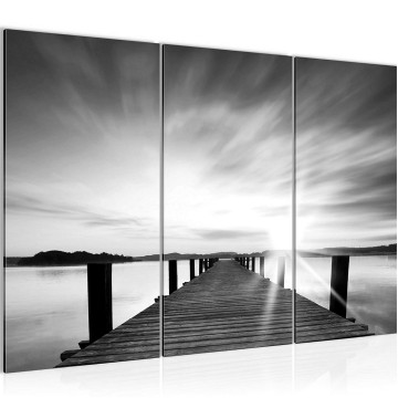 Canvas schilderij pier 3 130 x 80 cm 606931