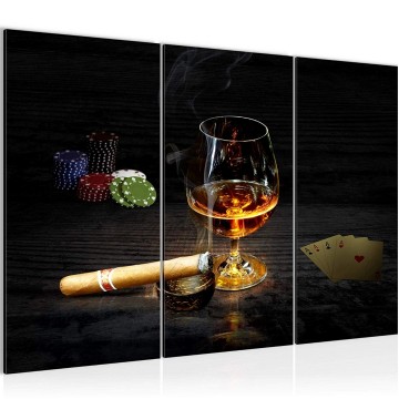 Canvas schilderij poker 2 130 x 80 cm 502231