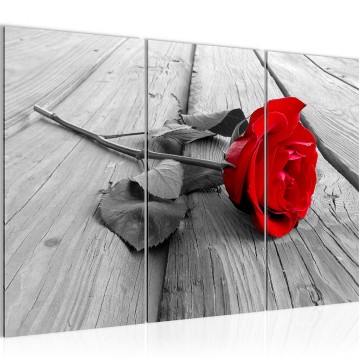Canvas schilderij roos 1 130 x 80 cm 204431