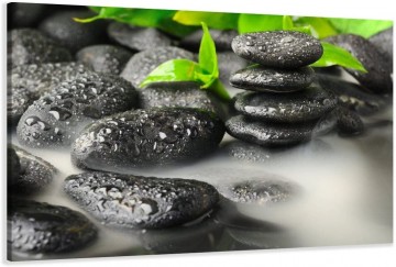 Canvas schilderij stenen 80 x 60 cm 4161