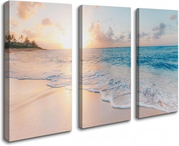 Canvas schilderij strand 130 x 80 cm 4438
