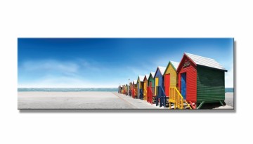 Strand Huisjes 120 x 40 cm