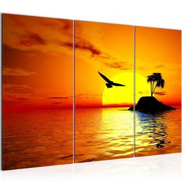 Canvas schilderij sunset 1 130 x 80 cm 601131