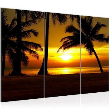 Canvas schilderij sunset 6 130 x 80 cm 600731