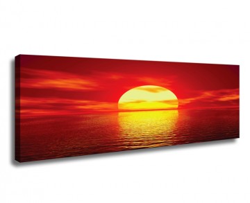 Canvas schilderij sunshine 120 x 40 cm 5728