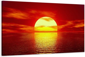 Canvas schilderij sunshine 80 x 60 cm 4094