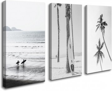 Canvas schilderij surfen 130 x 80 cm 4432