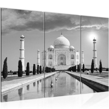 Canvas schilderij taj mahal 3 130 x 80 cm 600531