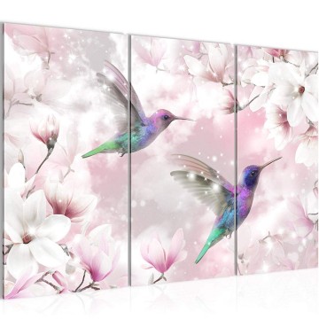 Canvas schilderij vogels 1 130 x 80 cm 015631 0