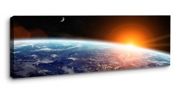 Canvas schilderij wereld 120 x 40 cm 5759