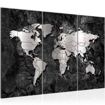 Canvas schilderij wereldkaart 10 130 x 80 cm 107331