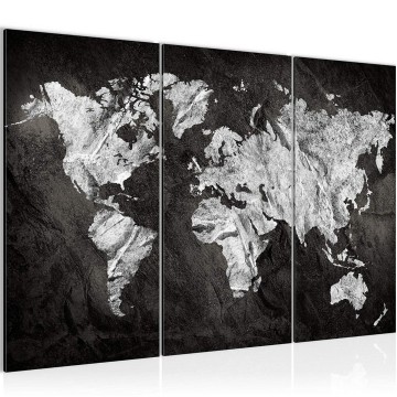 Canvas schilderij wereldkaart 31 130 x 80 cm 002931