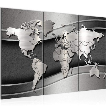Canvas schilderij wereldkaart 61 130 x 80 cm 107531