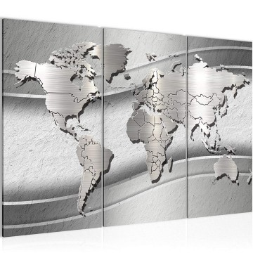 Canvas schilderij wereldkaart 63 130 x 80 cm 107531