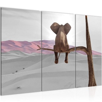 Canvas schilderij woestijn 2 130 x 80 cm 002031