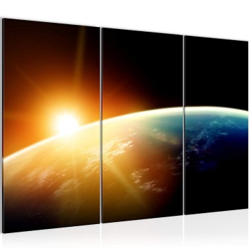 Canvas schilderij z wereldbol 4 130 x 80 cm 007431