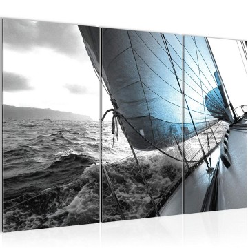 Canvas schilderij zeilboot 3 130 x 80 cm 600931