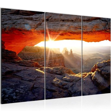Canvas schilderij zonsondergang 4 130 x 80 cm 603731