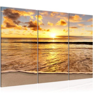 Canvas schilderij zonsondergang 8 130 x 80 cm 607931