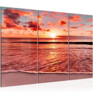 Canvas schilderij zonsondergang 9 130 x 80 cm 607931