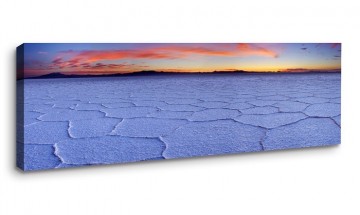 Canvas schilderij zoutmeer 120 x 40 cm 5758