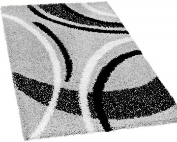 Hoogpolig shaggy tapijt grijs 2 multicolour