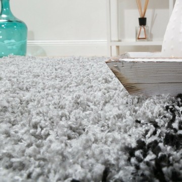 Hoogpolig shaggy tapijt groen 4 geometrisch