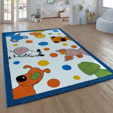 Kinderkamer tapijt dieren lieben 01