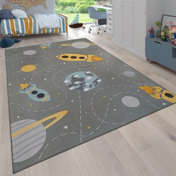 Kinderkamer tapijt galaxy bino 01