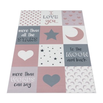 Kinderkamer tapijt liefde aleyna 10