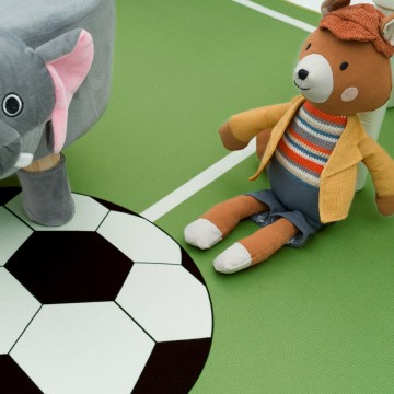 Kinderkamer tapijt voetbal bino 04