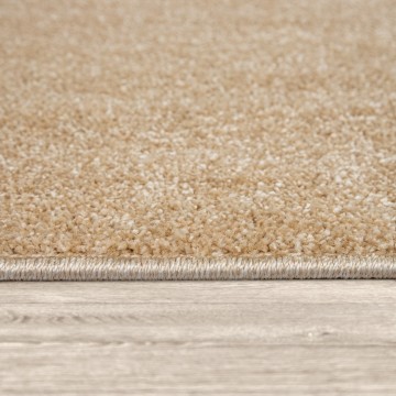 Laagpolig tapijt goud rechthoek 02 10 395 1 2i12