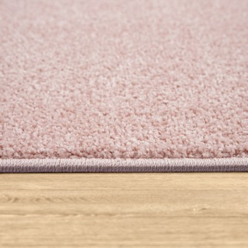 Laagpolig tapijt roze rechthoek 02 10 395 1 2i12