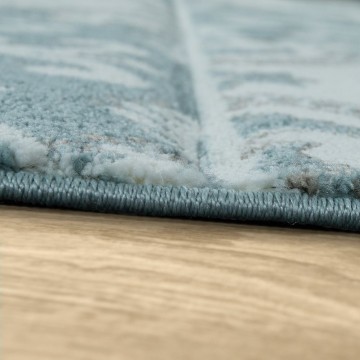 Modern designer tapijt blauw 104