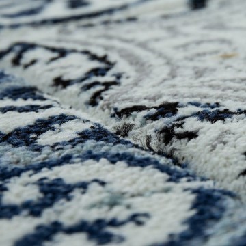 Modern designer tapijt blauw 12