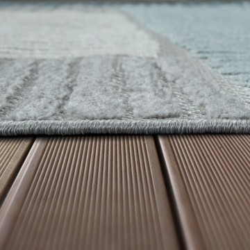 Modern designer tapijt blauw 20