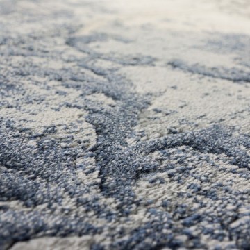 Modern designer tapijt blauw 39