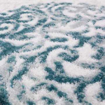 Modern designer tapijt blauw 84