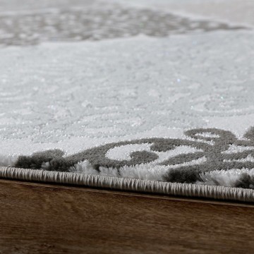 Modern designer tapijt blauw 86