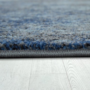 Modern designer tapijt blauw 89