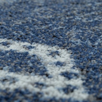 Modern designer tapijt blauw 9 0