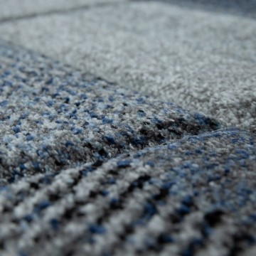 Modern designer tapijt blauw 93
