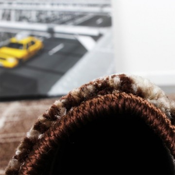 Modern designer tapijt bruin 11