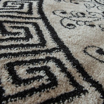 Modern designer tapijt bruin 81